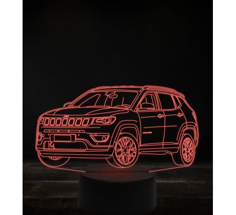 Beling 3D lampa, Jeep compass 2020, 7 farebná, VBN1