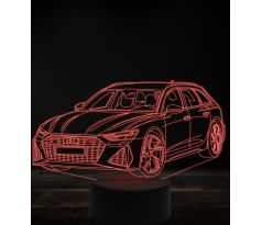 Beling 3D lampa, Audi RS6 ,7 farebná, VBN20