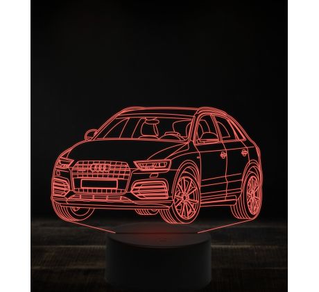 Beling 3D lampa, Audi Q3,7 farebná, VBN13