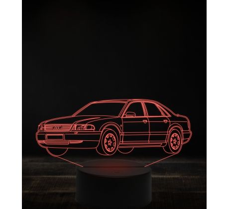 Beling 3D lampa, Audi A8 D2 7 farebná, VBN12