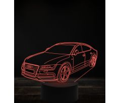 Beling 3D lampa, Audi A7 S-line, 7 farebná, VBN11