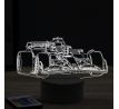 Beling 3D lampa, Formula Sebastian Vettel Aston Martin ,16 farebná, FF11