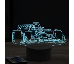 Beling 3D lampa, Formula Sebastian Vettel Aston Martin ,16 farebná, FF11