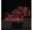 Beling 3D lampa, Formula Mika Häkkinen Mercedes ,7 farebná, FF7