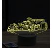 Beling 3D lampa, Formula Lewis Hamilton mercedes ,16 farebná, FF4