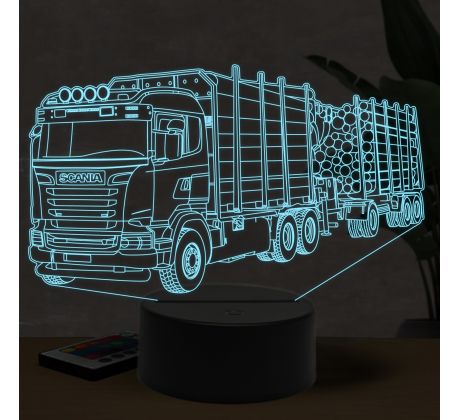 Beling 3D lampa, Scania R480 s drevom, 16 barebná K28