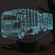 Beling 3D lampa, Scania R480 s drevom, 16 barebná K28