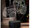 Beling 3D lampa,Zetor crystal 12045, 7 farebná GF23