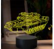Beling 3D lampa,Tank T80, 7 farebná GF15