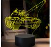Beling 3D lampa,Tank T62, 7 farebná GF13