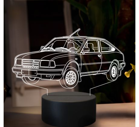 Beling 3D lampa, škoda rapid 135, 7 farebná GF11