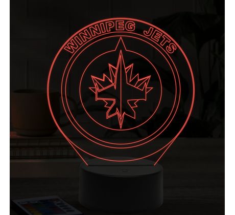Beling 3D lampa,Winnipeg Jets, 16 barevná SA923