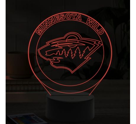 Beling 3D lampa,Minnesota Wild, 16 barevná 9FGH5AY9V