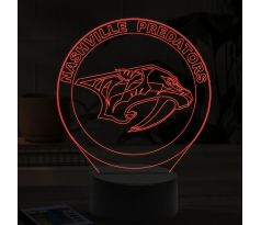 Beling 3D lampa,Nashville Predators, 16 farebná 9QSDFG6S5W