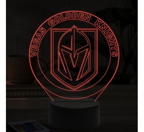 Beling 3D lampa,Vegas Golden Knights, 16 farebná 9QSD6S