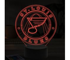 Beling 3D lampa,St Louis Blues, 16 farebná 9QX65S