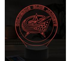 Beling 3D lampa,Columbus Blue Jackets, 16 farebná ASS6A9AXS