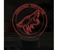Beling 3D lampa, Arizona Coyotes, 16 farebná ASS6A9