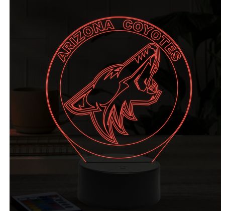 Beling 3D lampa, Arizona Coyotes, 16 farebná ASS6A9