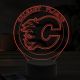 Beling 3D lampa, Calgary Flames, 16 farebná S49Q9XS9