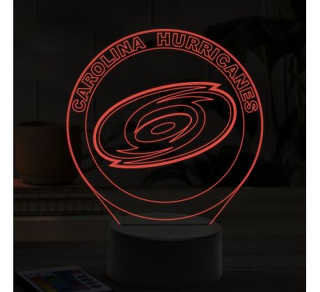 Beling 3D lampa, Carolina Hurricanes, 16 farebná S49Q9X