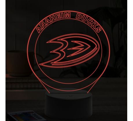 Beling 3D lampa, Anaheim Ducks, 16 farebná S494S56S