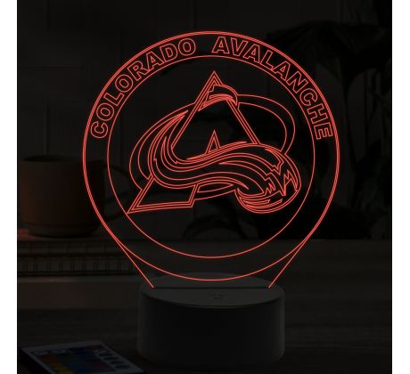 Beling 3D lampa, Colorado Avalanche, 16 farebná S494SXDDS