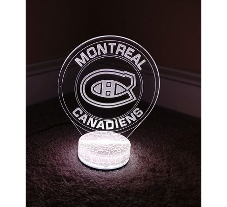 Beling 3D lampa, Montreal Canadiens, 16 farebná S494DDS