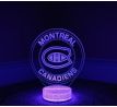 Beling 3D lampa, Montreal Canadiens, 16 farebná S494DDS