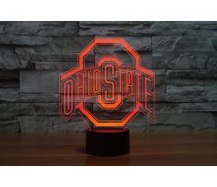 Beling 3D lampa, 3D lampa Ohio State , 16 farebná SC0354F