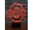 Beling 3D lampa, 3D lampa Ohio State , 16 farebná SC0354F