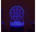 Beling 3D lampa, 3D lampa Boston Bruins , 16 farebná SSS0354F