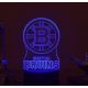 Beling 3D lampa, 3D lampa Boston Bruins , 16 farebná SSS0354F