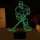 Beling 3D lampa, 3D lampa Hokejista, 16 farebná S2JD0354