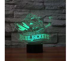 Beling 3D lampa, Columbus Blue Jackets , 16 barevná S16DF3842HS