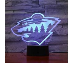 Beling 3D lampa, Minnesota Wild , 16 barevná S16S1LD