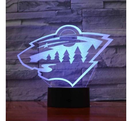 Beling 3D lampa, Minnesota Wild , 16 barevná S16S1LD