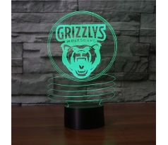 Beling 3D lampa, Grizzlys Wolfsburg , 16 barevná S16S1