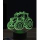 Beling 3D lampa, Traktor John Deere 6145R, 7 farebná 55KH