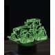 Beling 3D lampa, Traktor John Deere 8RX, 7 farebná PPE5F8