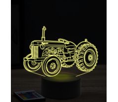 Beling 3D lampa, Traktor Old Massey Ferguson, 7 farebná PPE5F85L