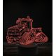 Beling 3D lampa, Case IH 840 quadtrac, 16 farebná RJ1