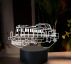 Beling 3D lampa, Motorový rušeň T444.0, 16 barevná SXR12