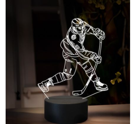 Beling 3D lampa,Alexandr Ovečkin, 16 barevná SXQ1