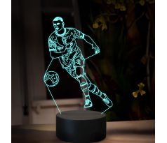 Beling 3D lampa,Erling Haaland, 16 Barevná TZ13