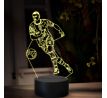 Beling 3D lampa,Erling Haaland, 16 Barevná TZ13