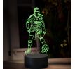 Beling 3D lampa,Ángel Fabián Di María, 16 Barevná TZ12