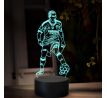 Beling 3D lampa,Ángel Fabián Di María, 16 Barevná TZ12
