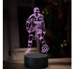 Beling 3D lampa,Ángel Fabián Di María, 16 Barevná TZ12