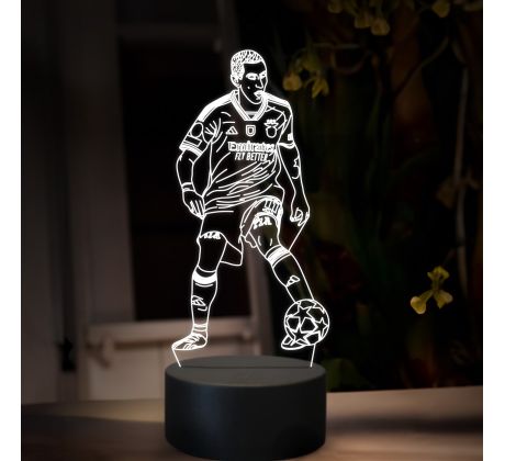 Beling 3D lampa,Ángel Fabián Di María, 16 Barevná TZ12